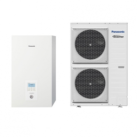 Panasonic Aquarea 9 kW su 3 kW el. tenu T-CAP WH-SXC09H3E8/WH-UX09HE8