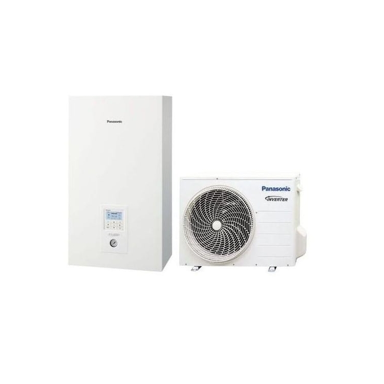 Panasonic Aquarea 7 kW su 3 kW el. tenu WH-SDC0709J3E5/WH-UD07JE5, R32 freonas