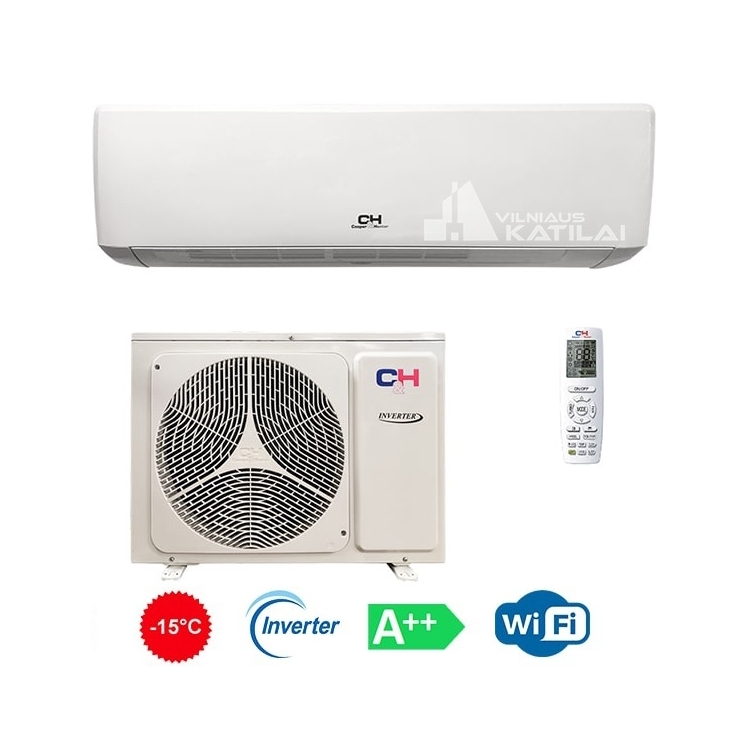 COOPER&HUNTER VITAL INVERTER CH-S07FTXF-NG ORO KONDICIONIERIUS/ŠILUMOS SIURBLYS ORAS-ORAS (-15°C)