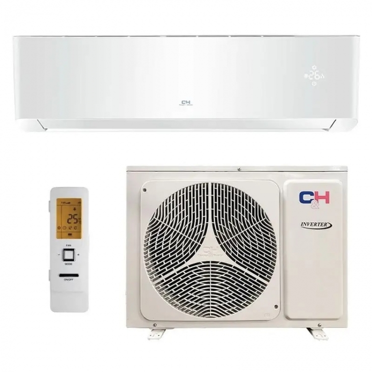 C&H sieninis šilumos siurblys SUPREME CONTINENTAL WHITE CH-S24FTXAL-WP 7,0/7,2 kW