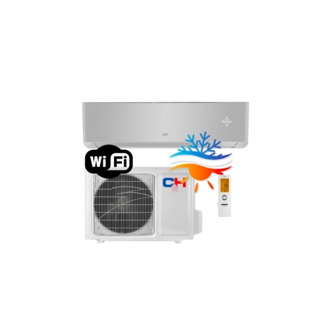C&H SUPREME SILVER Inverter CH-S24FTXAM2S-SC efektyvus šildymas iki -30°C