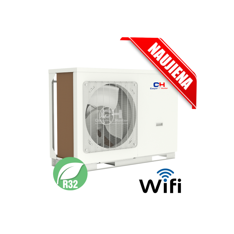 COOPER&HUNTER ŠILUMOS SIURBLYS ORAS-VANDUO 3 SERIJOS CH-HP14MIRM MONOBLOCK UNITHERM R32 (-25°C)