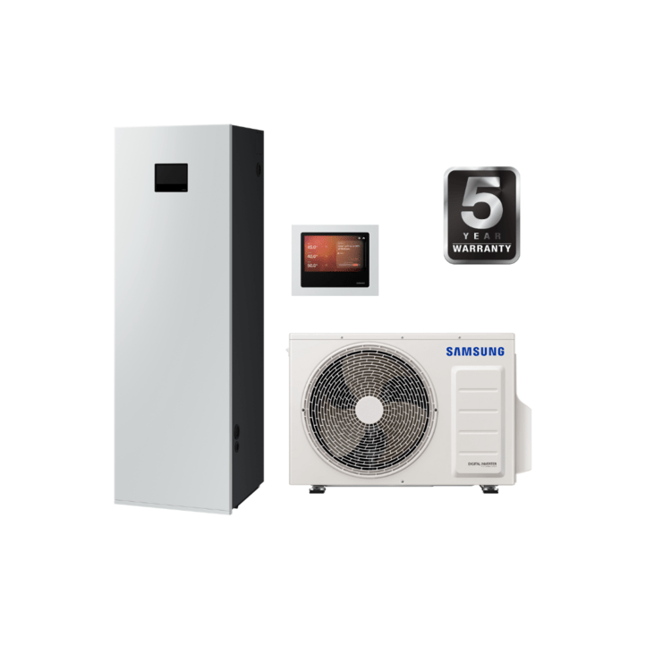 Samsung 4.4/5.0 kW oras–vanduo šilumos siurblys su 200 l talpa – Vilniaus Katilai