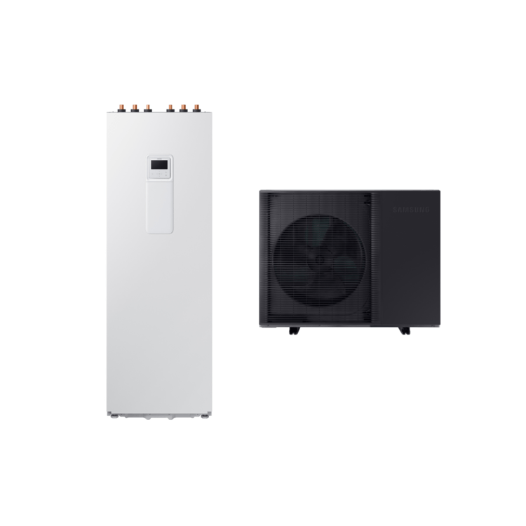 Samsung 8 kW Mono HT Quiet oras–vanduo su 260 l boileriu – Vilniaus Katilai