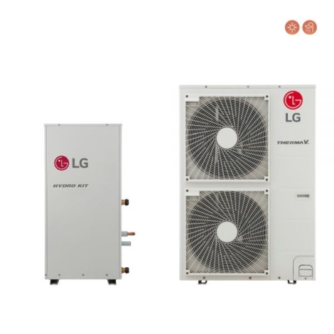 LG Therma V 16,00 kW aukštatemperatūrinis šilumos siurblys – Vilniaus Katilai