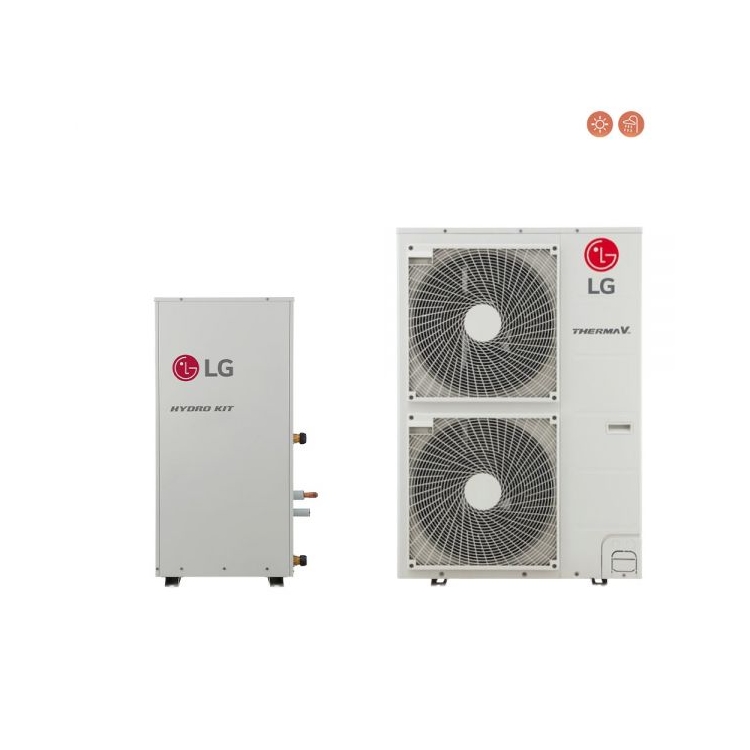 LG Therma V 16,00 kW aukštatemperatūrinis šilumos siurblys – Vilniaus Katilai